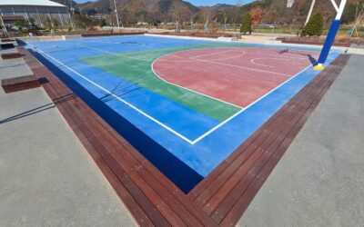 각림문화체육공원 스탠드구조물 콘크리트폴리싱 공사