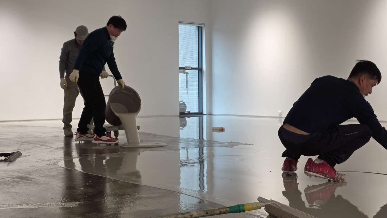 호반아트리움 마이크로레진테라조 시공 호반아트리움 마이크로레진테라조 시공