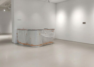 메인데스크 시공 완료