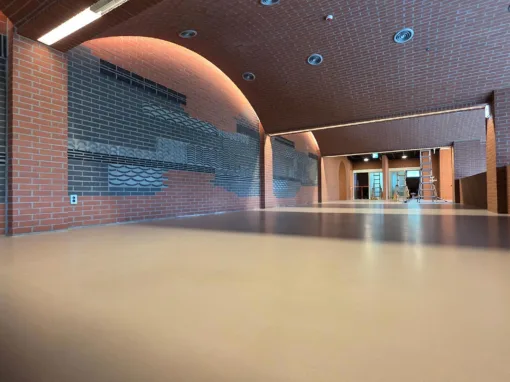 어린이회관내 공연장바닥