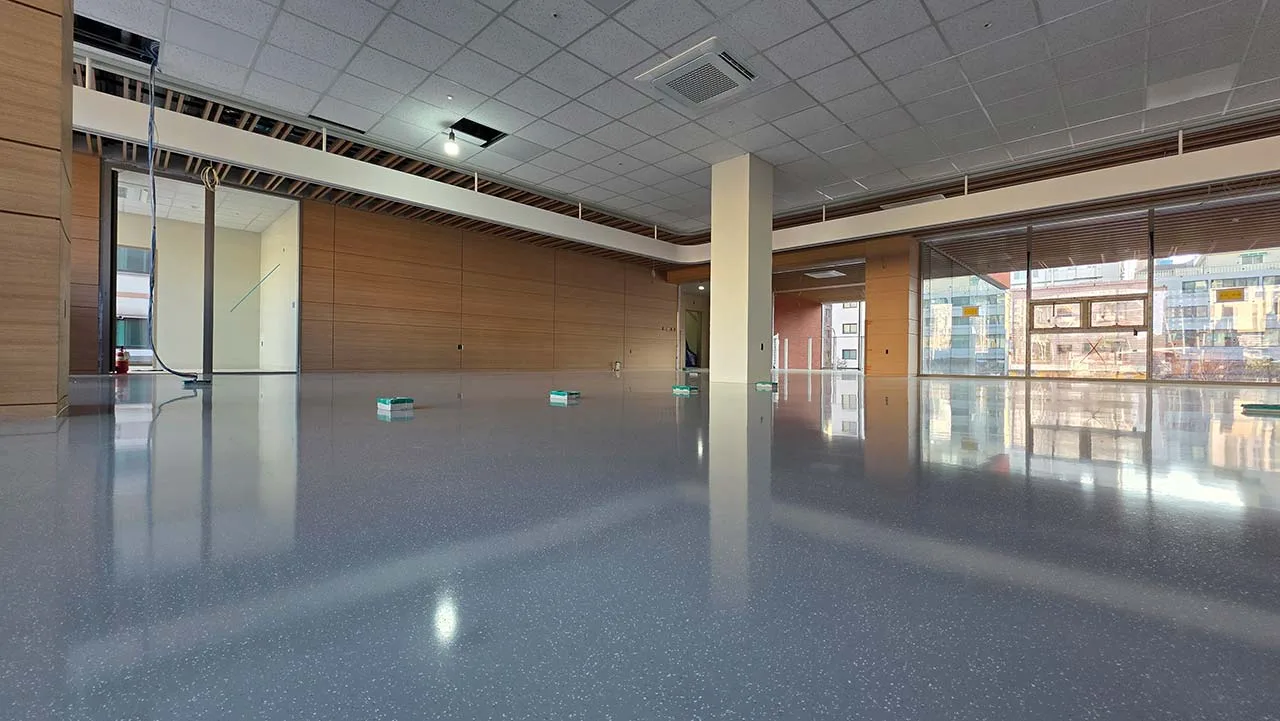 인계동 행정복지센터 마이크로레진테라조 작업 인계동 행정복지센터 마이크로레진테라조 작업