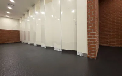 어린이회관내 화장실 바닥