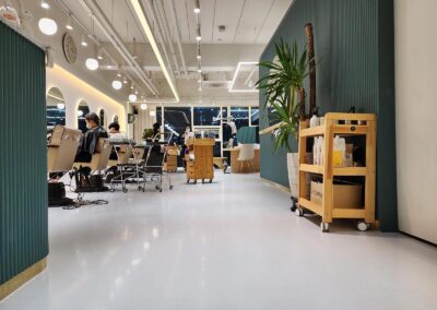 동탄 에스비타운 미용실 바닥