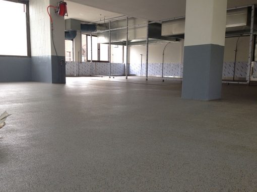 평가옥 본점 주방 칩시공